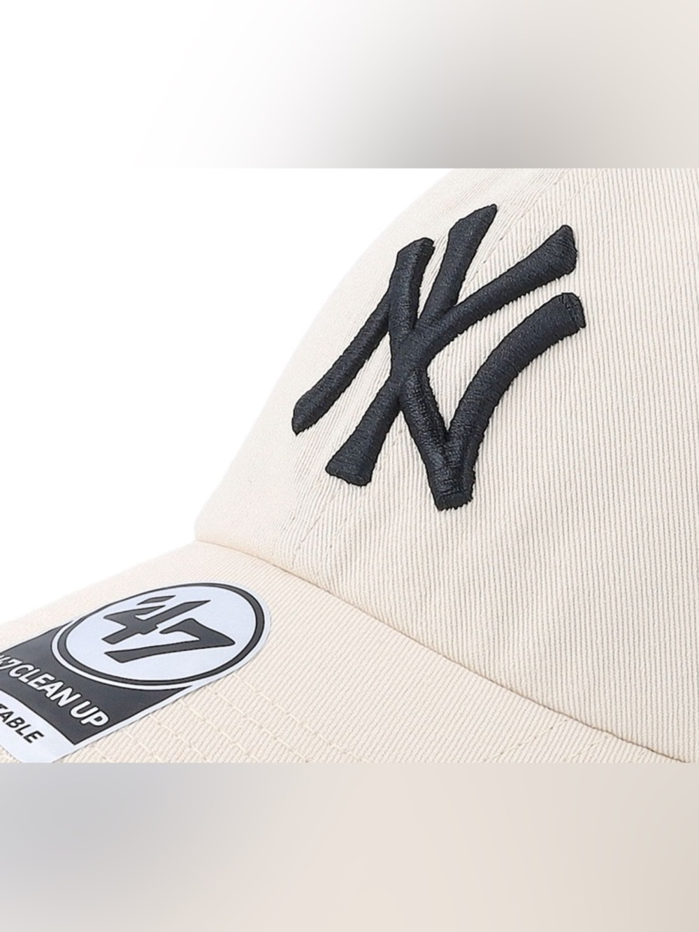 '47 brand MLB NewYork Yankees Cap in  Logo Clean Up Natural Adjustable - Picture 7 of 10